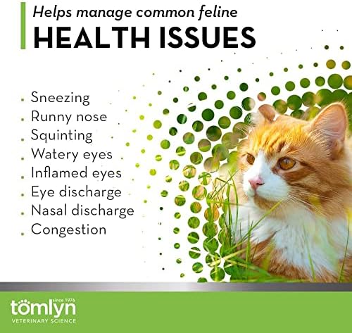 Tomlyn Immune Support Daily L-Lysine Supplement, Fish-Flavored Lysine Powder for Cats and Kittens, 3.5oz
