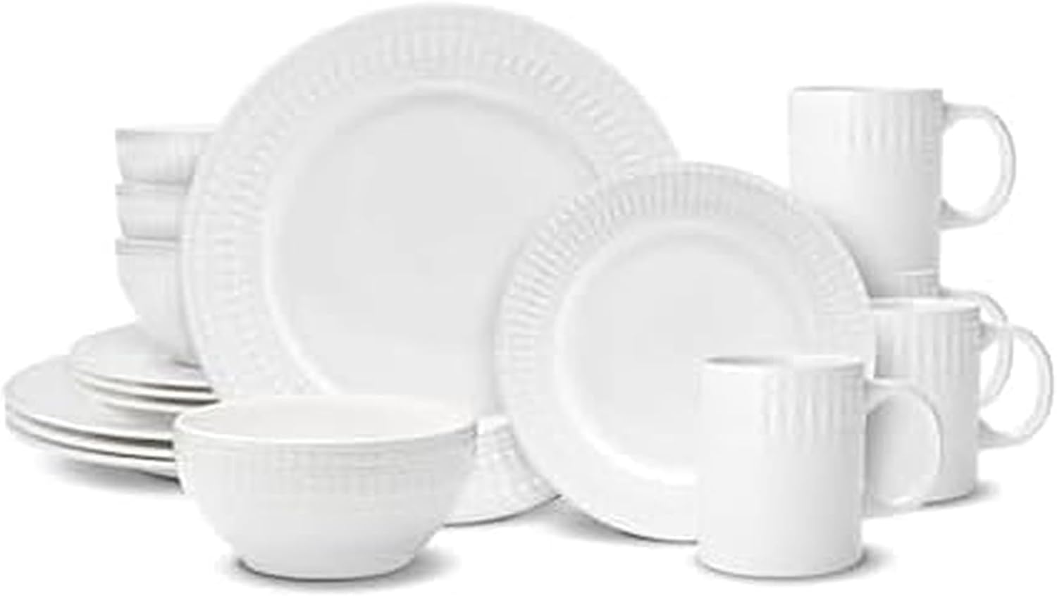 Pfaltzgraff Cassandra 16-Piece Porcelain Dinnerware Set, Service For 4