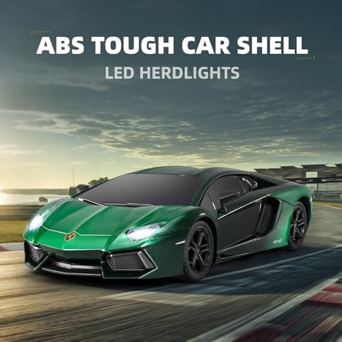 MIEBELY Licensed Bugatti Divo 1:24 Model RC Race Car for Kids Adults | Officially licensed;2.4GHz control; LED headlights;3.7V battery;sturdy ABS;indoor/outdoor play;gift for boys & collectors