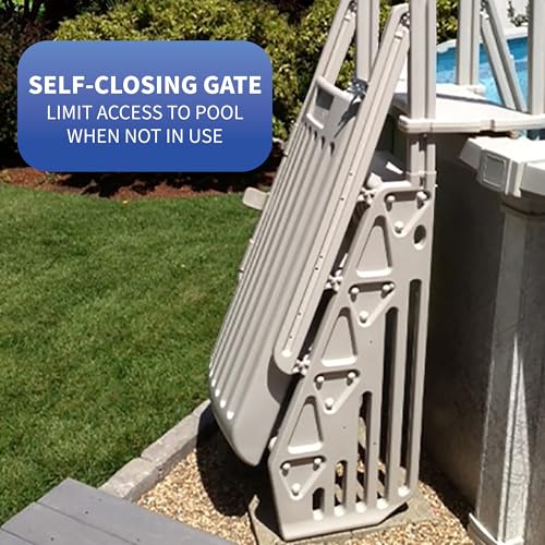 Blue Wave Neptune A-Frame Entry System for Above Ground Pools - Taupe