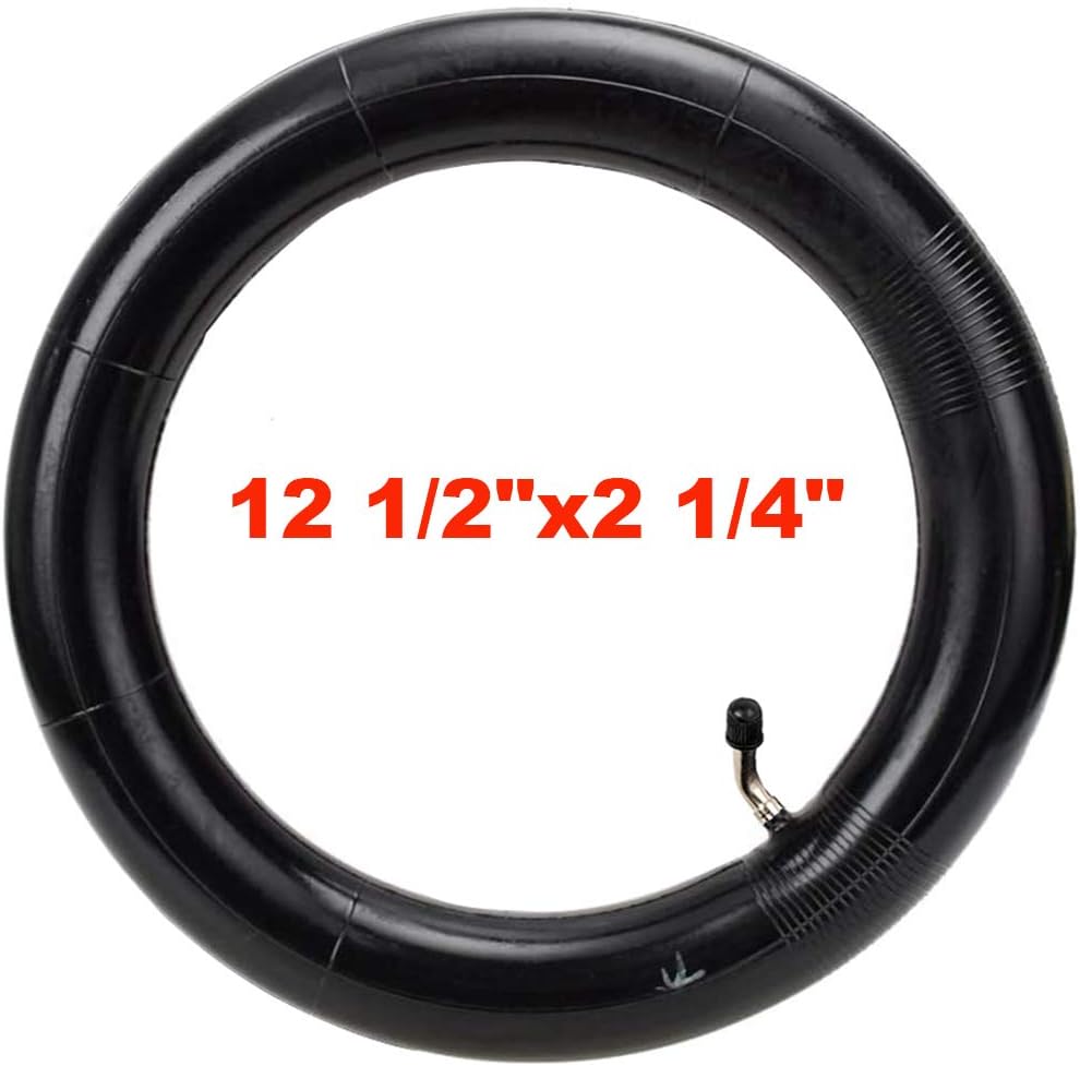 1-Pack 12.5" Scooter Inner Tube 12 1/2 x 2 1/4 Angled Valve Stem 12.5" x 2.25" Tube Compatible with 12.5X1.75 12.5 X 1.95 12.5 X 2.125 12.5 x 2.25