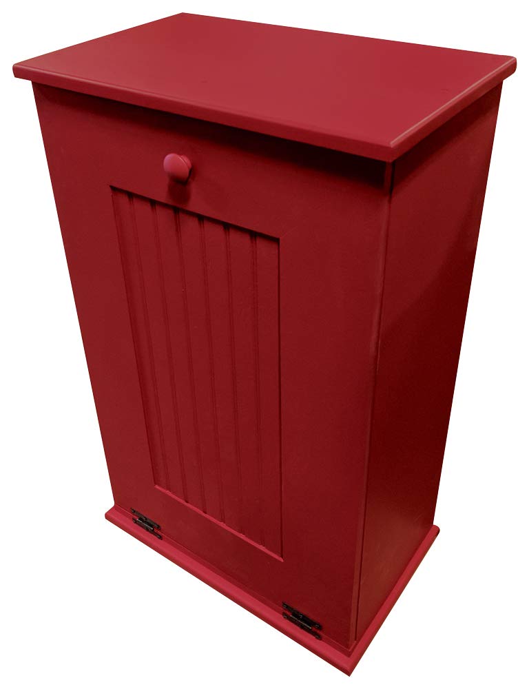 Sawdust City Tilt-Out Wooden Trash Bin Holder (Old - Black)