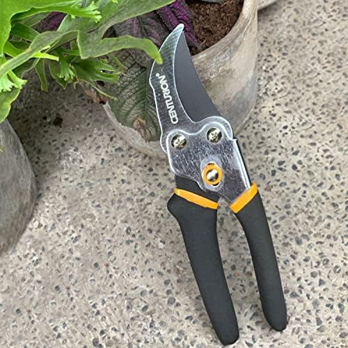 Centurion 1299 8" Steel Bypass Pruning Shears, Garden Shears, Hand Pruners, Tree Trimmers