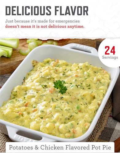 READYWISE Emergency Food Supply Freeze Dried Vegetables, 72 Servings