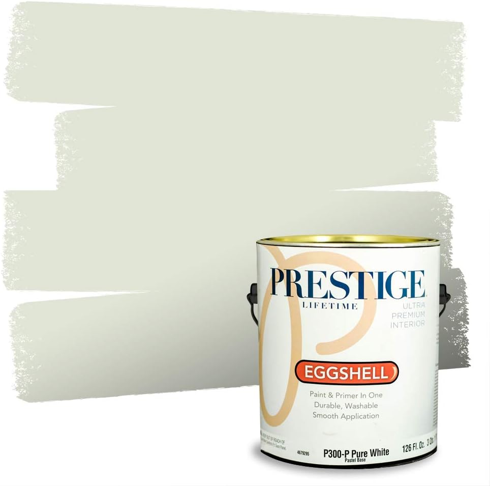 PRESTIGE Paints Exterior Paint and Primer In One, 1-Gallon, Semi-Gloss, Comparable Match of Sherwin Williams* Shamrock*