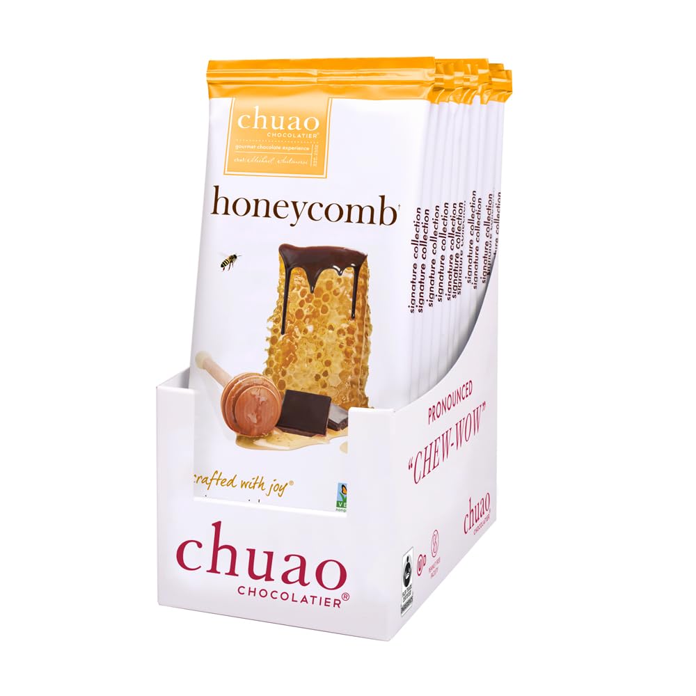 Chuao Chocolatier Ravishing Rocky Road Milk Chocolate Bars | Gourmet Almond Vegan Marshmallows Artisan No Preservatives | 10 Pack (2.8 oz each)