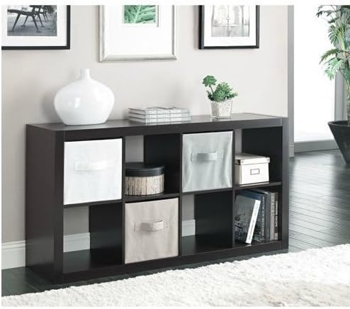 Better Homes and Gardens 8-Cube Organizer, Espresso