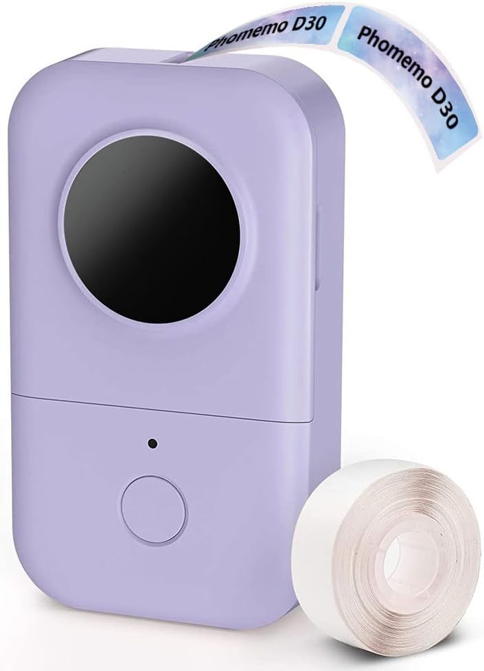 Phomemo Label Maker, D30 Bluetooth Mini Label Maker Machine with Tape