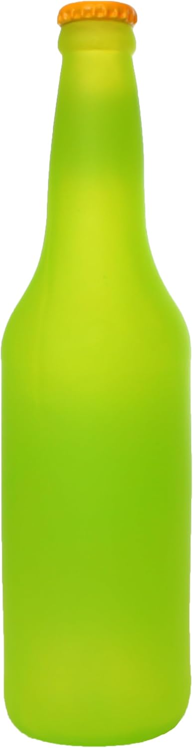 SILLY SQUEAKERS Tuffy Beer Bottle Dog Toy: Squeaky Dog Toy, Washable and Floats, Vinyl
