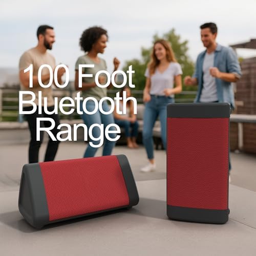 OontZ Angle 3 Gen 4 Portable Bluetooth Speaker, 12W, 24-Hour Playtime | Compact 12W Bluetooth speaker with clear sound, 24-hour playtime, 100-ft range, IPX5 waterproof, AUX Input.