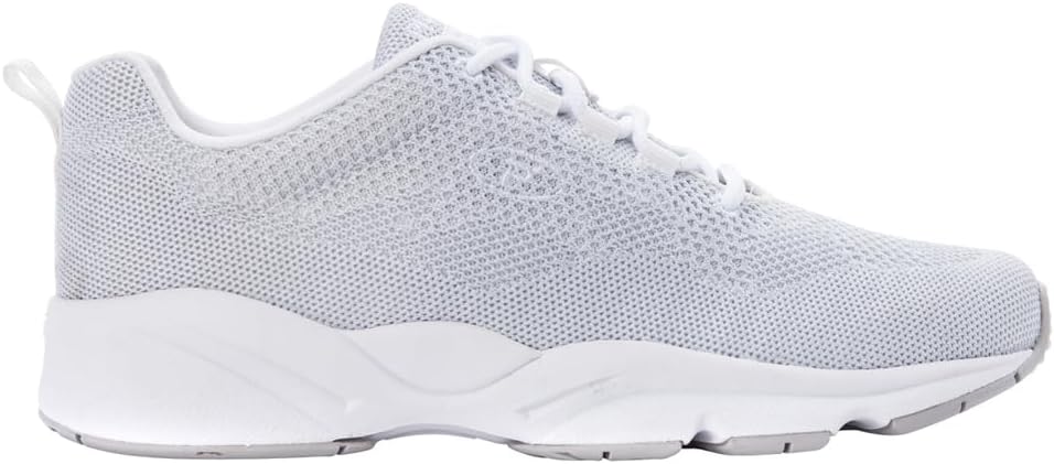 Propet Mens Tour Knit Lace Up Sneakers Shoes Casual - Grey