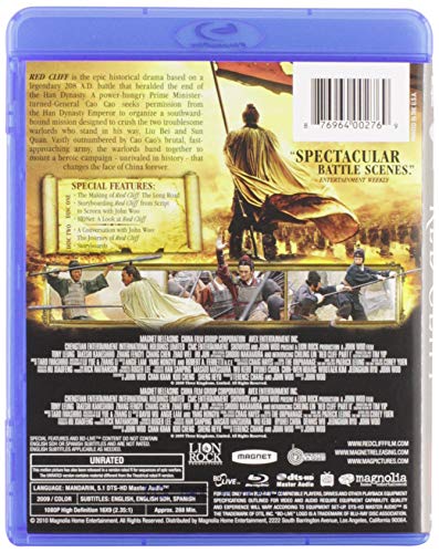 Red Cliff International Version - Part I & Part II [Blu-ray]