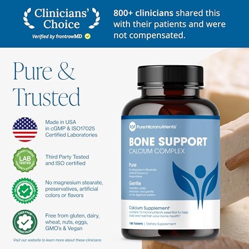 Calcium Supplement 1000mg with Vitamin D3, K2 & Magnesium