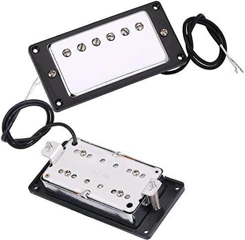 Bnineteenteam Double Coil Guitar Humbucker Pickup Set with Mounting Screws Compatible with Guitar Pickup