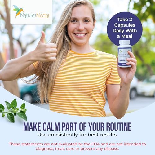 Nature's Nectar Supplements – Keep Calm Capsules with Ashwagandha