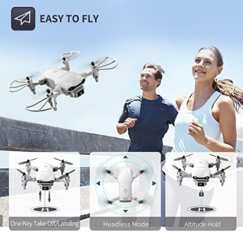 4DV9 Mini Drone with 1080P HD Camera for Kids Live Video RC Quadcopter for Adults Beginners Toys Gifts, Altitude Hold, Waypoints Functions
