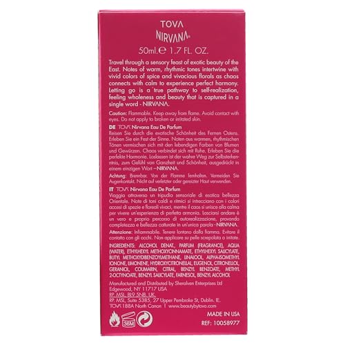 Tova Nirvana Ladies Eau De Parfum Spray 1.7 Oz
