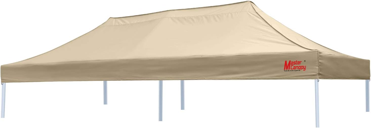 MASTERCANOPY 10x10 Replacement Pop Up Canopy Top for Kingkong Frame Gray