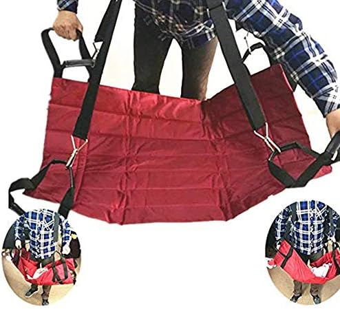 Foldable Patient Lift Stair Slide Board, Mobility Aids Equipment Transfer Emergency Evacuation Wheelchair Belt Sling Disc Use for Seniors, Bedridden