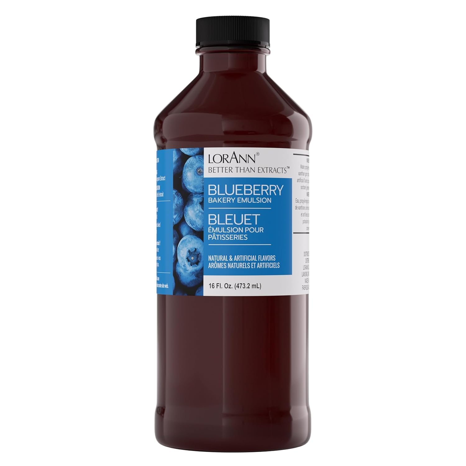 LorAnn Oils Peppermint Bakery Emulsion: True Essence, Ideal for Boosting Fruit Tones in Cakes, Cookies & Desserts, Gluten-Free, Keto-Friendly, Extract Substitute Essential for Your Kitchen, 16 Oz