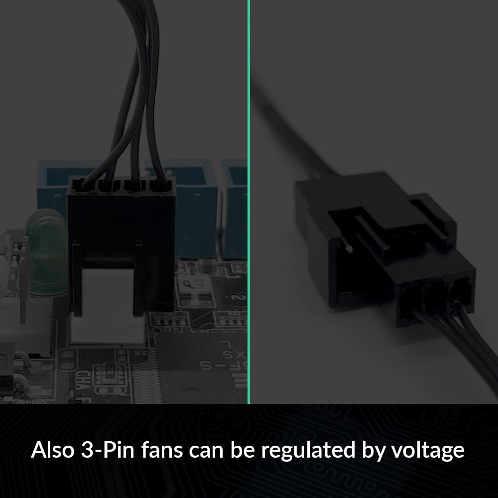 ARCTIC 4-Pin PWM Fan Splitter Cable - PST Extension-Cable for 4 Case Fans