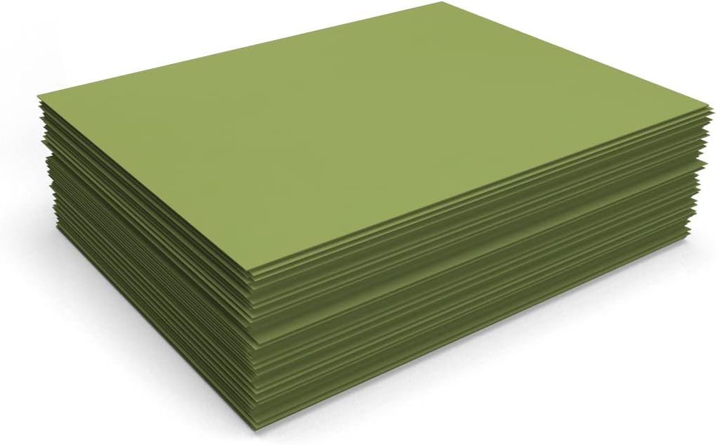 LUXPaper 8.5" x 11" Paper | Letter Size | White | 80lb. Text | 100% Recycled | 50 Qty