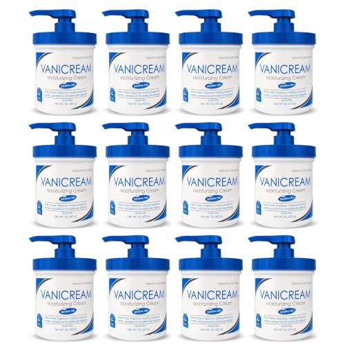Vanicream Moisturizing Skin Cream for Sensitive Skin 16 oz (Pack of 12)