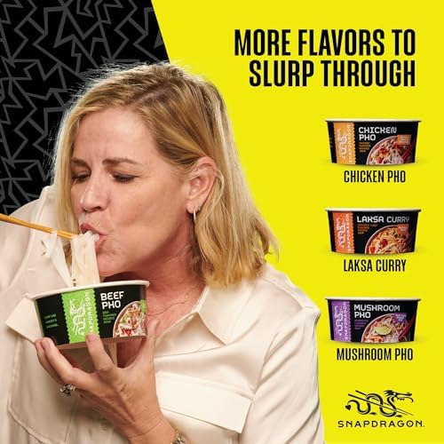 Snapdragon Pho Soup Bowl, Beef Pho, 2.1 oz (Pack of 6)