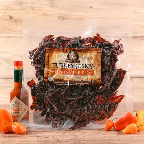 Mahogany Smoked Meats: Habanero Turkey Jerky - 16oz