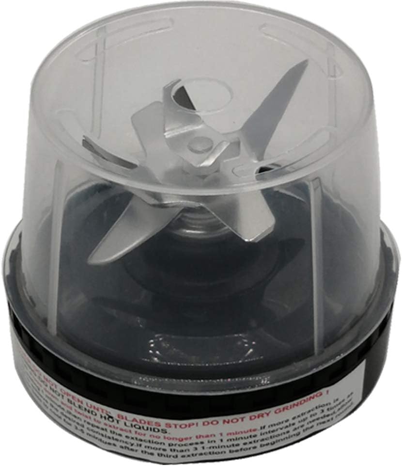 2pcs Replacement Pro Blade with 7 male Fins Gear on Bottom of Blade for Nutri ninja pro BL450 30/BL 456 30/ BL451 30/BN400/BN750, BN750C, BN751, BN800