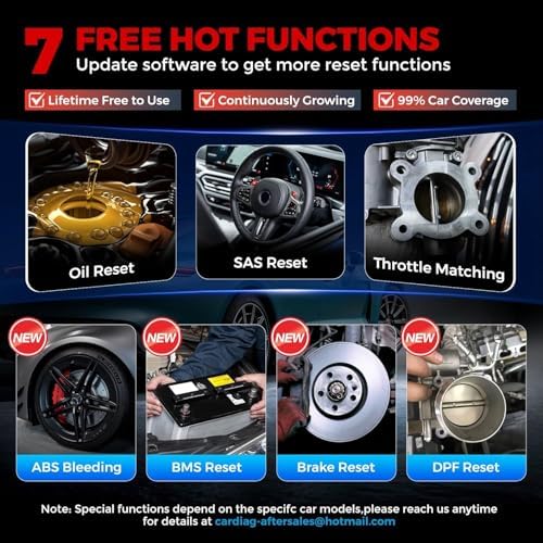 LAUNCH OBD2 Scanner CRP123I V3.0 Elite, 7 Resets Car Scanner, Lifetime Update | FCA SGW, CANFD&DoIP