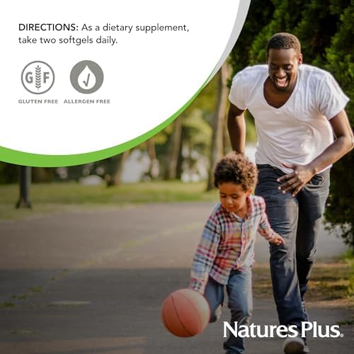 NaturesPlus Herbal Actives ProstActin - 200 iu Vitamin E, 60 Softgels - Healthy Gland Support, with Saw Palmetto