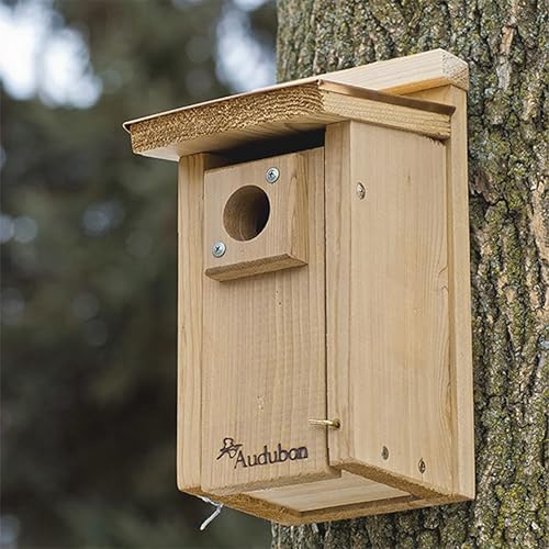 Audubon Coppertop Cedar Wood Bluebird House Model NACOPBB