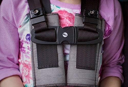 Chest Clip Guard for Car Seat, Black, Toddlers and Babies, Unisex Safety Harness