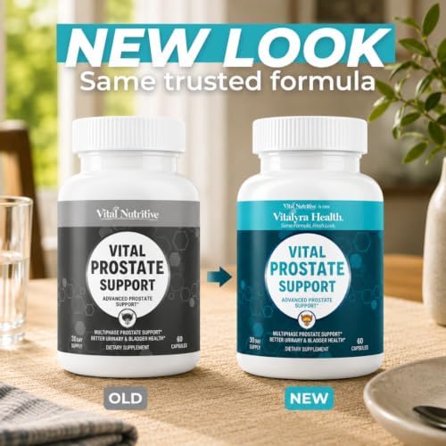 VITAL NUTRITIVE Saw Palmetto Prostate Supplement for Men - Beta-Sitosterol | Herbal prostate formula with saw palmetto
