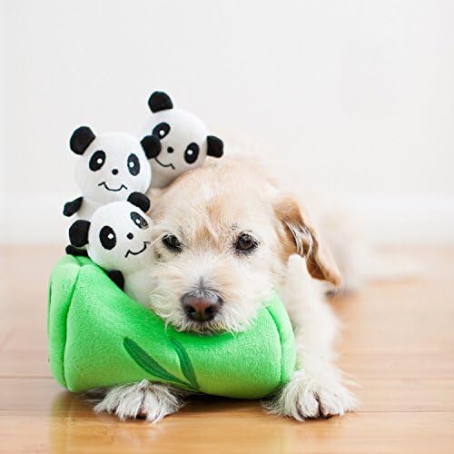 ZippyPaws Burrow Hide & Seek Plush Puzzles - Monkey 'n Banana | Interactive Dog & Puppy Toys for Boredom, Stimulating Pet Products to Keep them Busy, Squeaky Toy for Enrichment