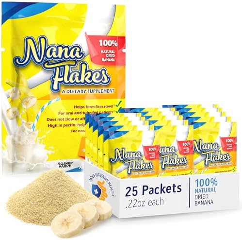 Nutritional Designs Nana Flakes Anti-Diarrheal Banana Powder, IBS Relief & Heart Burn Remedy