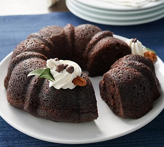 Dockside Market Banana Nut Bundt Cake - Tropical Fruit Cake Dotted with Crunchy Chopped Pecans. Perfect Gourmet Gift for Gift Baskets, Birthdays, Parties - 24 oz