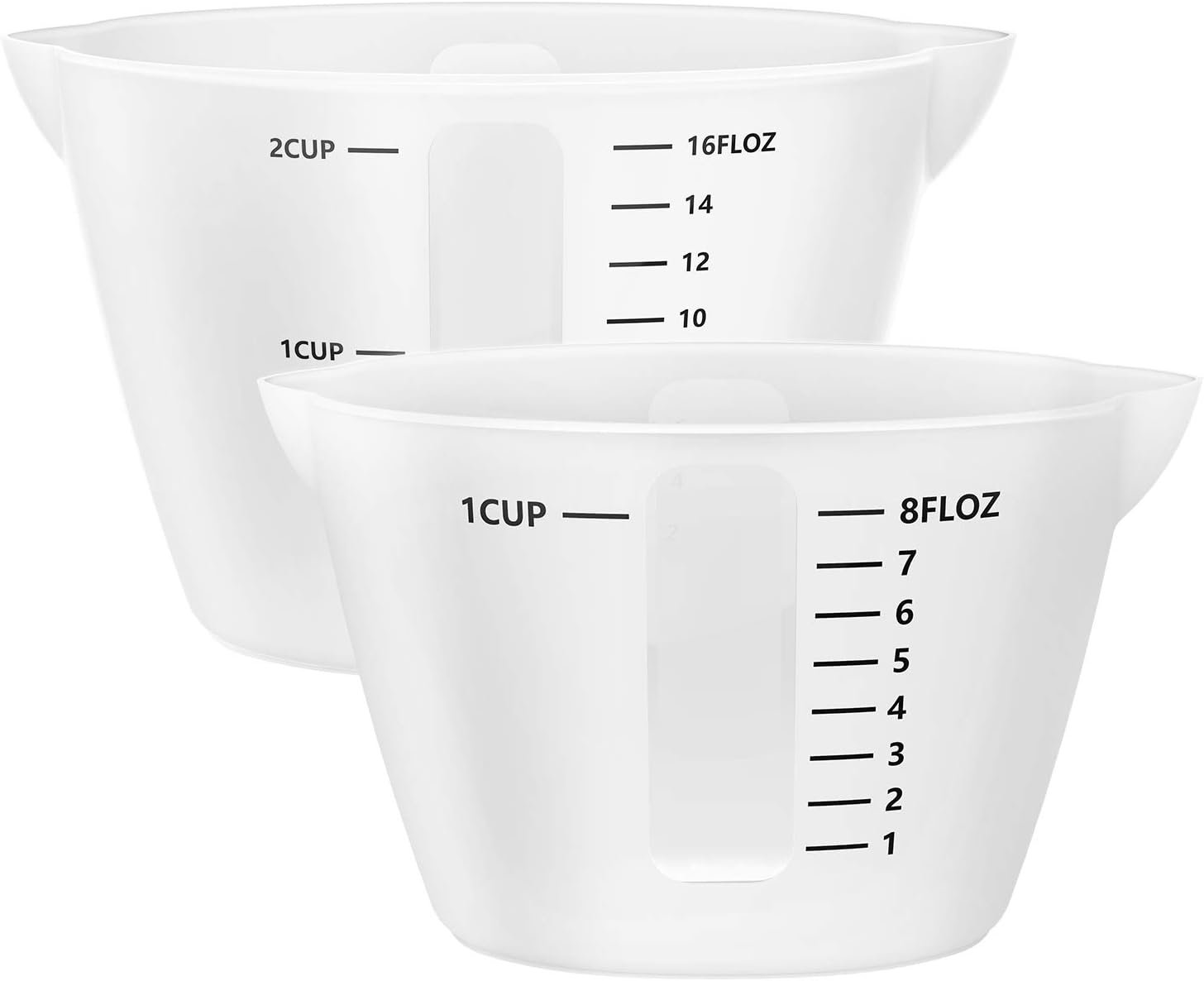 Gartful 500ml & 250ml Large Silicone Measuring Cups, Resin Mixing Cups for Epoxy, Jewelry Casting Molds, Acrylic Paint Pouring, Cup Making