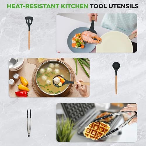 NutriChef 14-Piece Pots and Pans Set Non Stick – Induction Cookware Set, PFAS-Free Nonstick Cookware for All Cooktops, Includes Kitchen Utensils