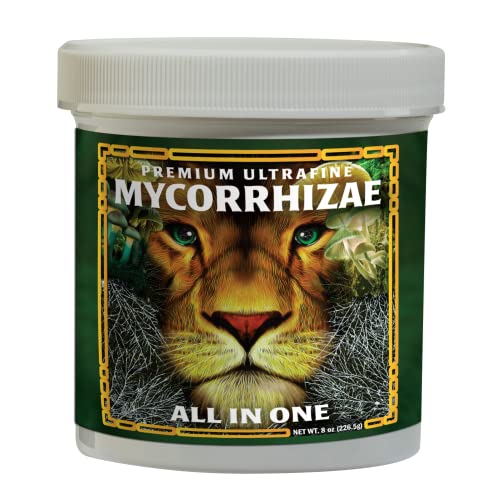 GreenGro Myco Mycorrhizal Inoculant, 8 oz, from Superior Strains | Ultrafine, Water Soluble Root Enhancer, Improves Nutrient Uptake, Eases Transplant, Indoor & Outdoor Plant Fertilizer