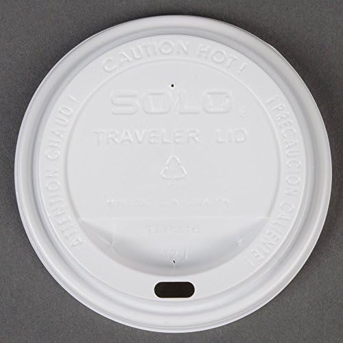 Solo 896404 Solo Traveler Lids White 100/Pack (TLP316-0007)