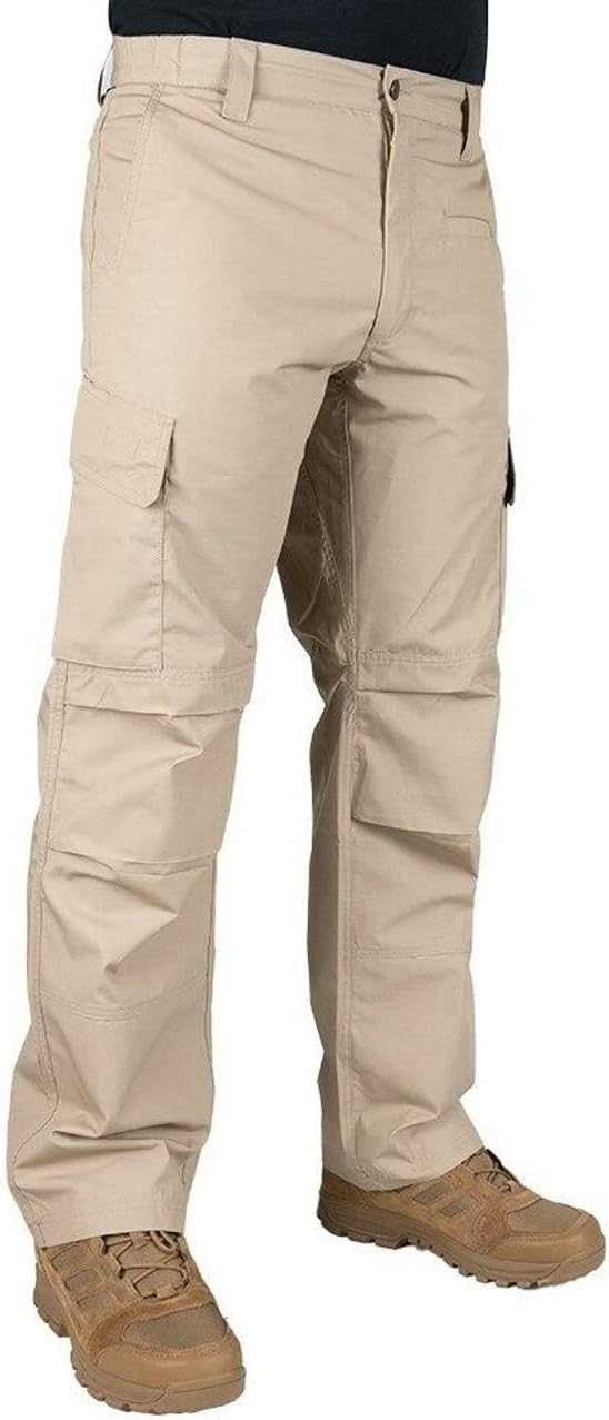 LA Police Gear LAPG Men's Urban Ops Tactical Pants | Gusseted Crotch, Ripstop, Water & Stain Resistant Work Pants for Men