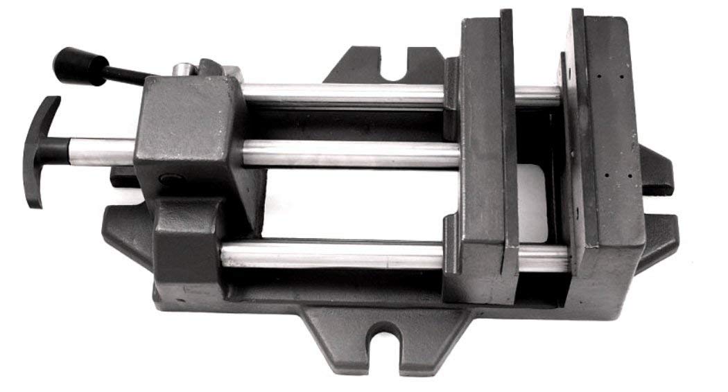 HHIP 3900-0183 Pro-Series High Grade Iron Quick Slide Drill Press Vise, 3" Width x 1.25" Depth Jaw, 3.5" Jaw Opening (Pack of 1), Silver