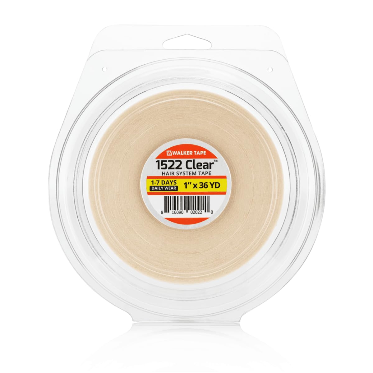 1/2" X 12 YDS 1522 Hair Tape Clear ROLL