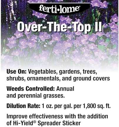 Fertilome 8 Oz Over The Top Grass Killer - 10434 | Fluazifop-p-butyl selective formula - Post-emergent control of annual & perennial grasses