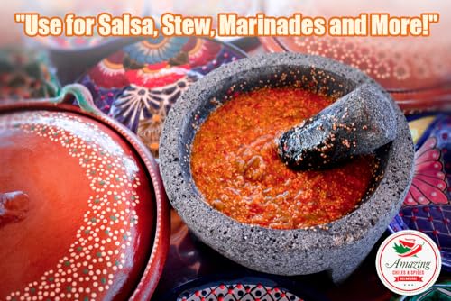 Chile De Arbol 4oz - Dried Whole Red Chili Peppers, Premium All Natural Stemless, Resealable Bag. Use in Mexican, Chinese and Thai Dishes. Spicy Hot Heat Full of Flavor