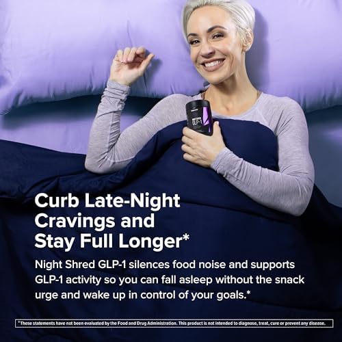 Night Shred Night Time Fat Burner & Natural Sleep Support, 30 Servings