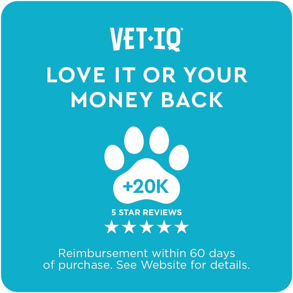 VetIQ Glucosamine Hip & Joint Supplement for Dogs, 180 Soft Chews, Joint Support Supplement with MSM and Krill, Dog Health Supplies Large & Small Breed, Chicken Flavored Chewables | Supports mobility for large & small breeds; glucosamine, MSM & krill oil…