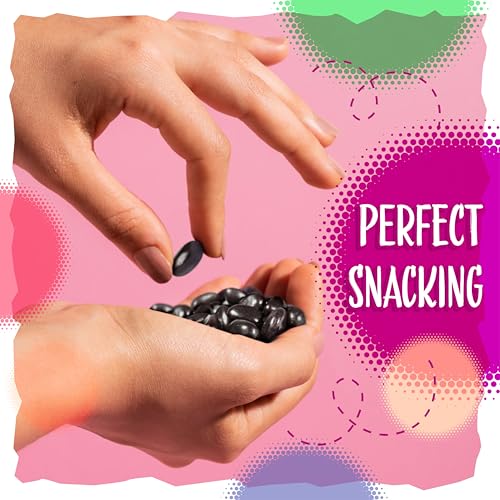 Black Licorice Jelly Beans, Classic Licorice Candy, 2 Lb Bag | Old Fashioned Candy, Chewy Candy